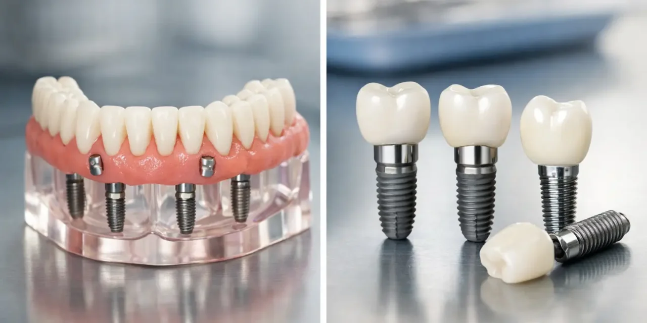 All on Four vs Implants for a Full Smile